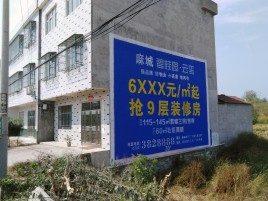 涪陵墙体广告质量分析