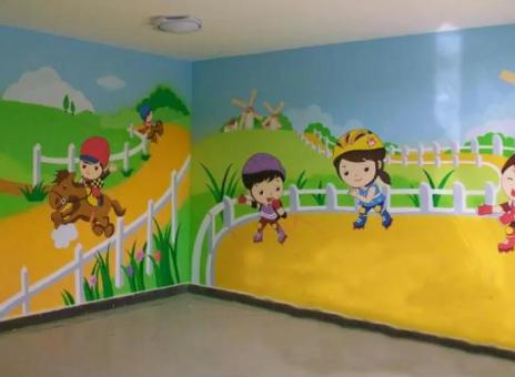 涪陵幼儿园墙体彩绘制作流程及注意事项